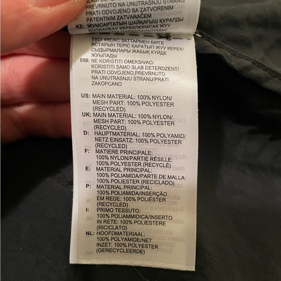 ADIDAS STELLA MCCARTNEY LIGHTWEIGHT PARKA rain coat windbreaker jacket oversized - Picture 9 of 14